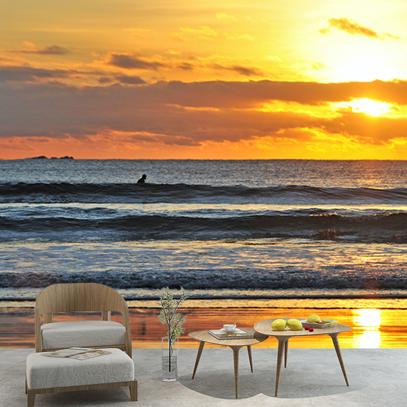 Coastal Scenery Photography Mural Wallpaper Decorative Bedroom Wall Mural