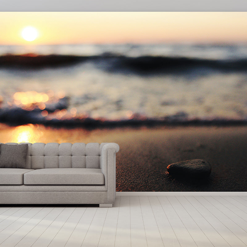 Coastal Scenery Photography Mural Wallpaper Decorative Bedroom Wall Mural