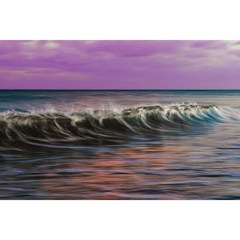 Modern Style Wall Mural Wallpaper Sea Wave Sitting Room Wall Mural