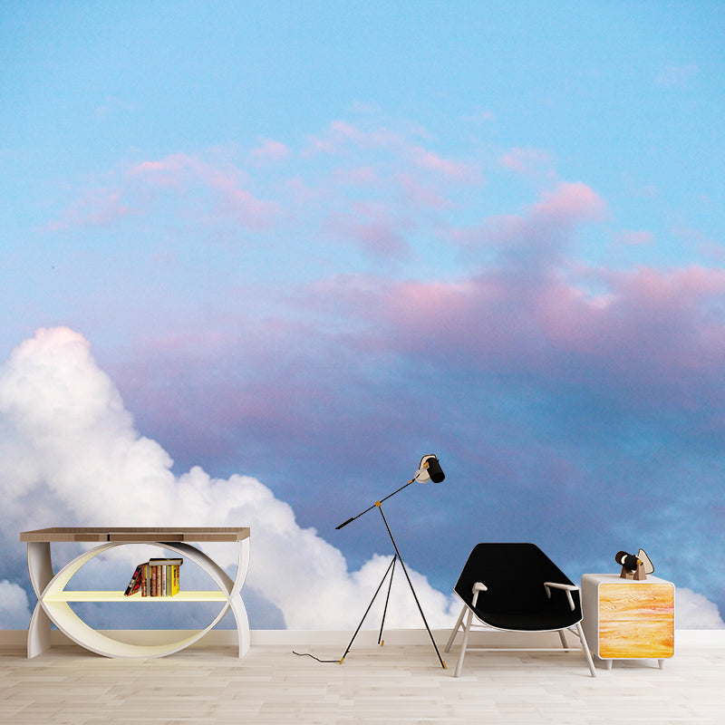 Fantasy Sky Photography Mural Wallpaper Environment Friendly Living Room Wall Mural