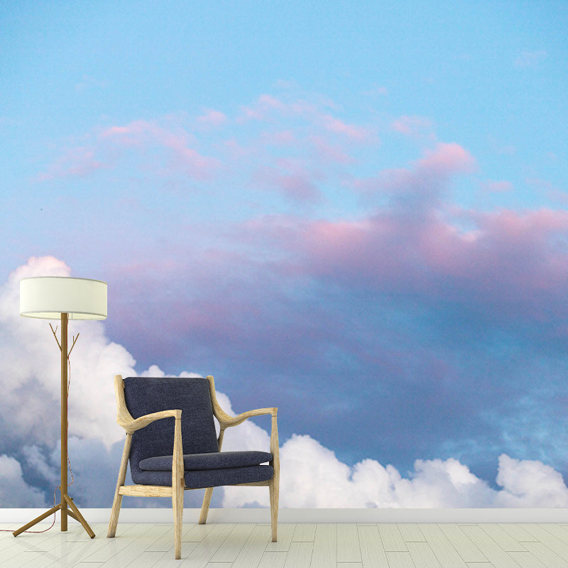 Fantasy Sky Photography Mural Wallpaper Environment Friendly Living Room Wall Mural