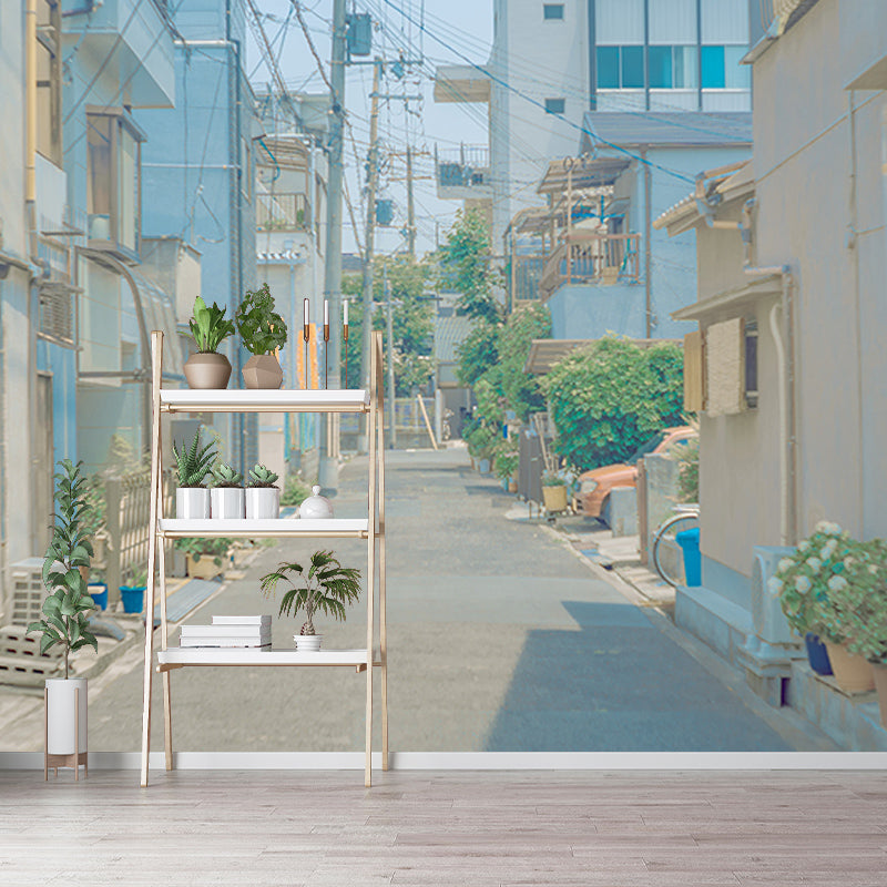 Decorative Wall Mural Wallpaper Town Scenery Sitting Room Wall Mural