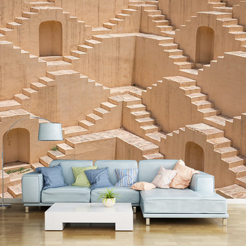 Modern Photography Mural Wallpaper Solid Geometry Indoor Wall Mural