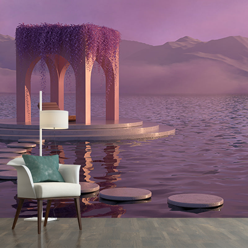 Photography Stain Resistant Wallpaper 3D Pattern Living Room Wall Mural