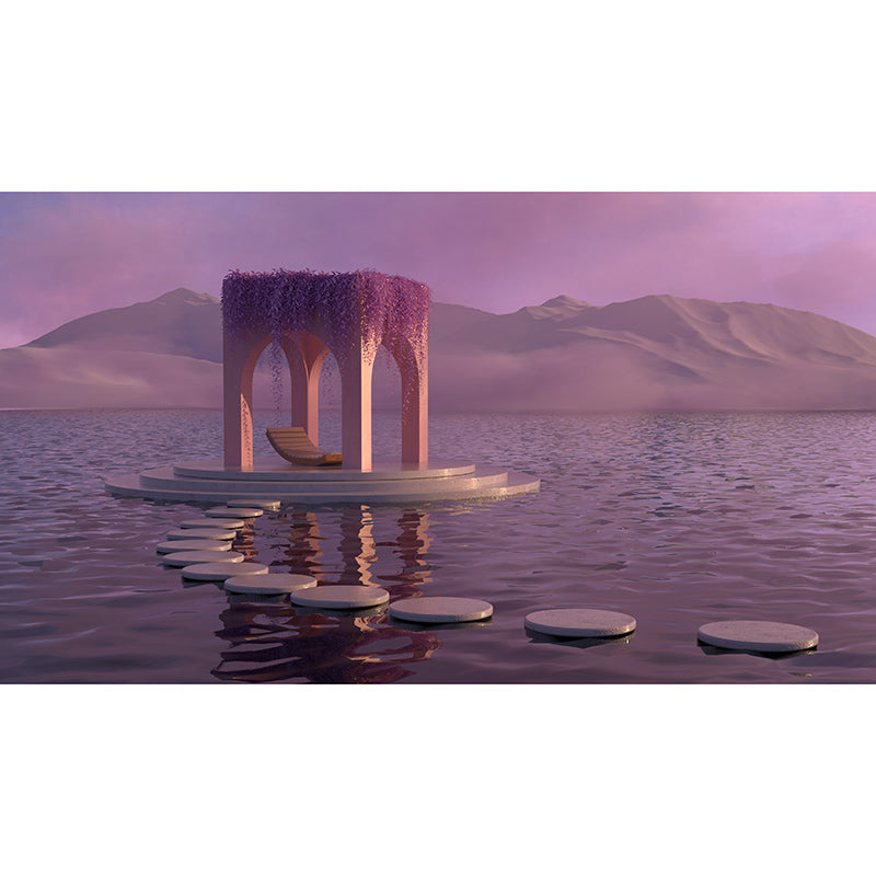 Photography Stain Resistant Wallpaper 3D Pattern Living Room Wall Mural