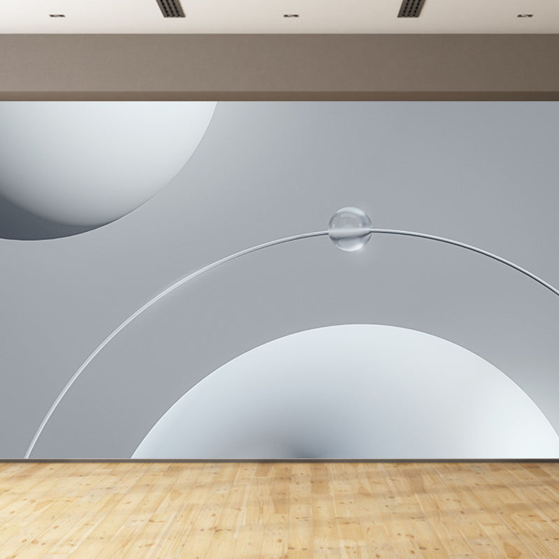 3D Pattern Stain Resistant Wall Mural Washable Wallpaper Sitting Room Wall Mural