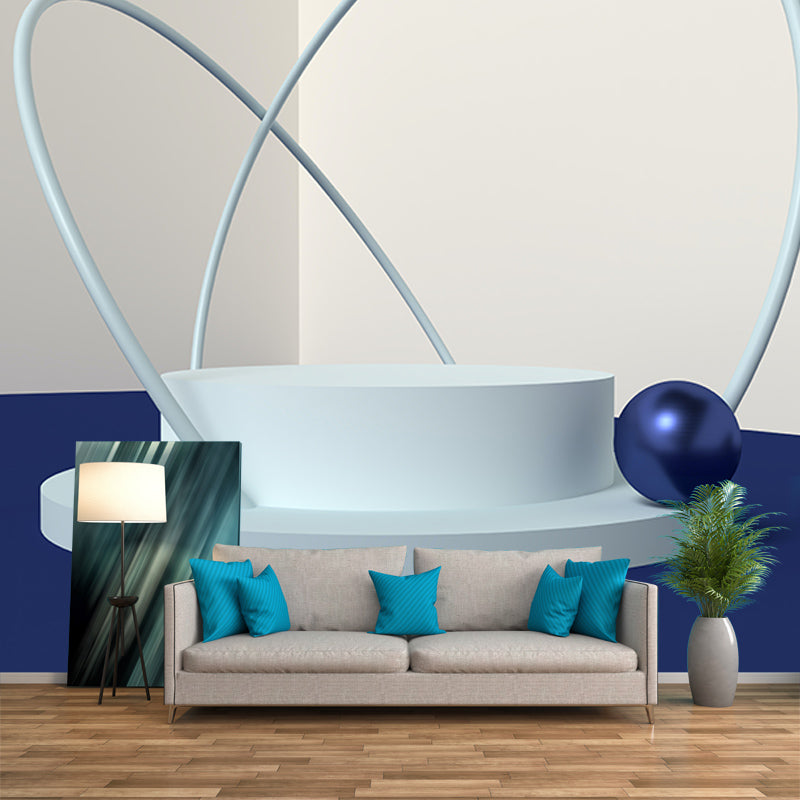 3D Pattern Mildew Resistant Mural Wallpaper Sleeping Room Wall Mural