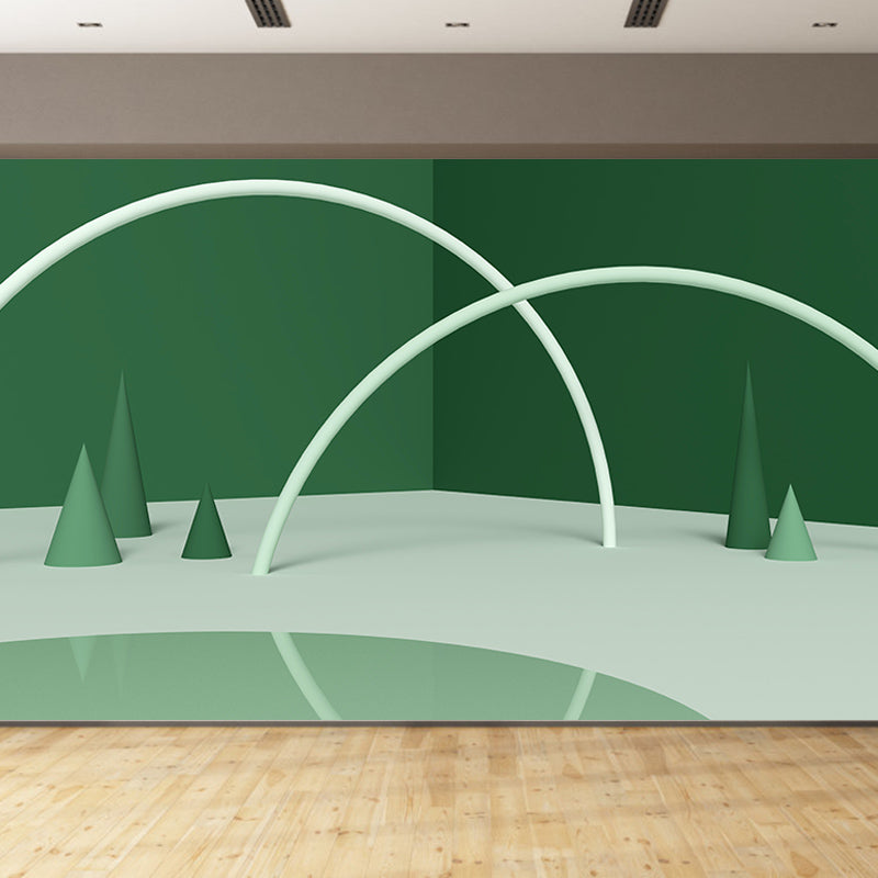 3D Pattern Mildew Resistant Mural Wallpaper Sleeping Room Wall Mural