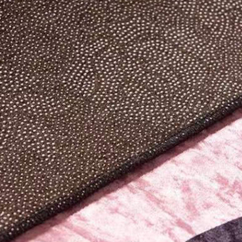 Gray Feather Carpet Polyester Modern Carpet Non-Slip Backing Carpet for Home Decor