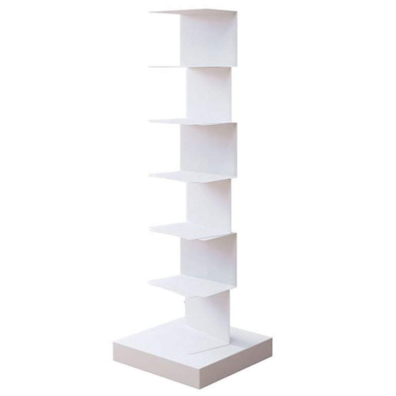 Invisible Bookshelf Open Back Contemporary Style Bookcase for Home and Office