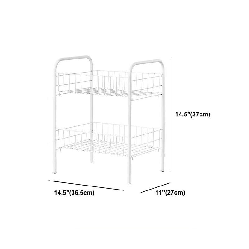 Industrial Iron Etagere Bookshelf Open Vertical Bookshelf with Caster Wheels