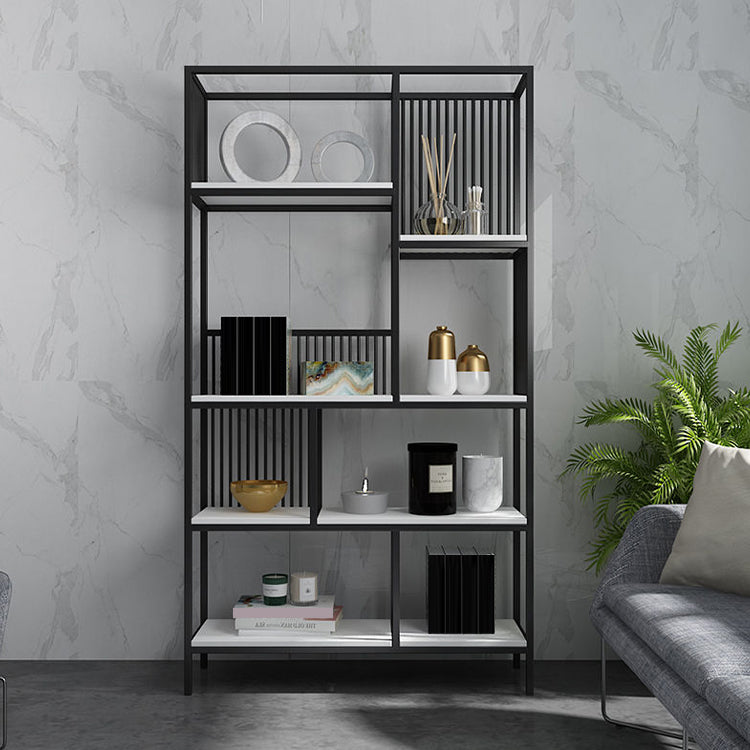 11.81 "W Bookshelf Open Back Glam Style Biveal für Lernraum Home Office