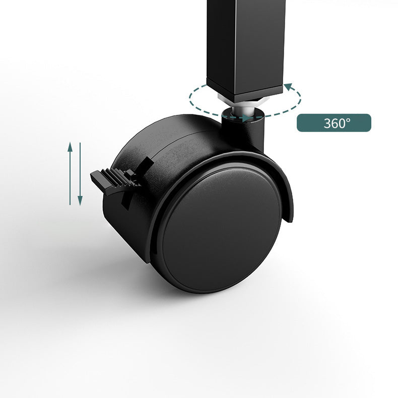 Industrial Etagere Bookshelf Steel Frame Manufactured Wood Shelf with Caster Wheels
