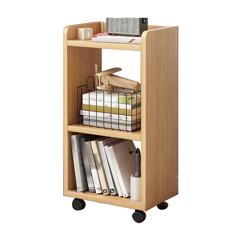 Scandinavian Style Bookshelf Open Back Bookcase for Home Office Study Room