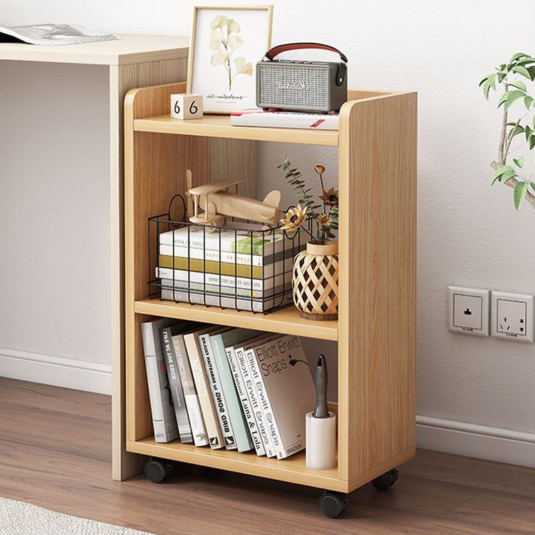 Scandinavian Style Bookshelf Open Back Bookcase for Home Office Study Room