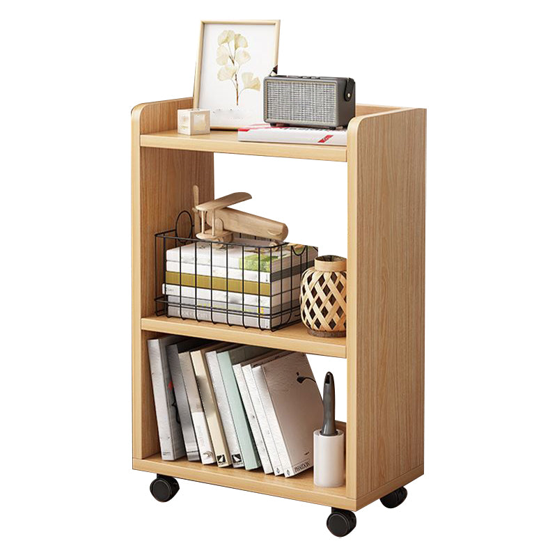 Scandinavian Style Bookshelf Open Back Bookcase for Home Office Study Room