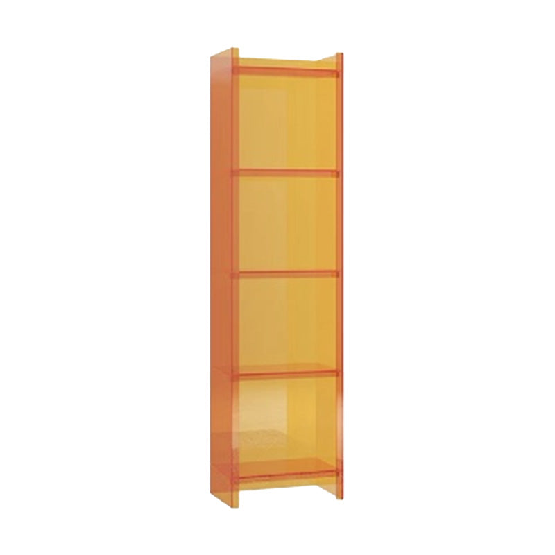 Scandinavian Style Bookshelf 9.84"W Closed Back Bookcase for Home Office Study Room