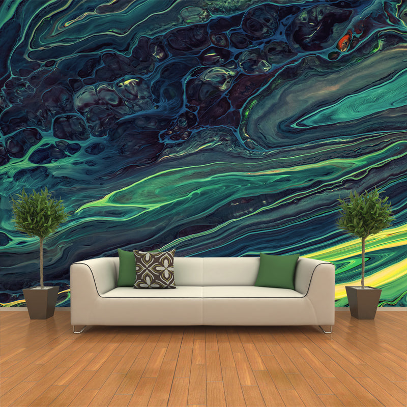 Washable Stain Resistant Mural Wallpaper Modern Abstract Style Indoor Wall Mural