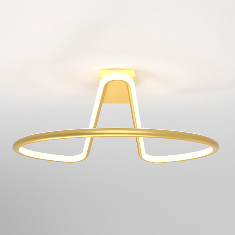 Runde Form Metall Flush Mount Deckenleuchte modern