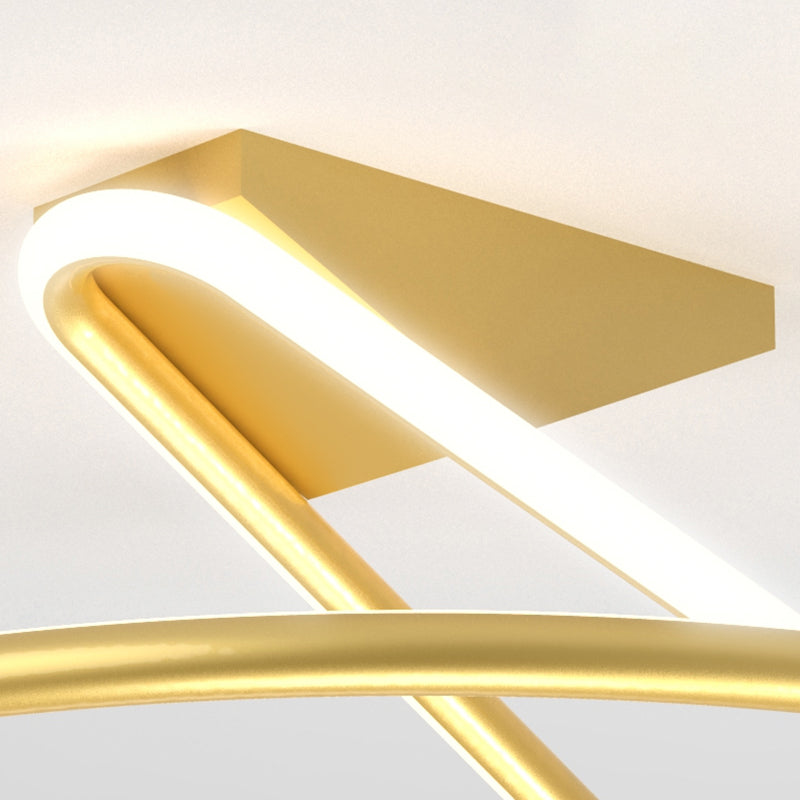 Runde Form Metall Flush Mount Deckenleuchte modern