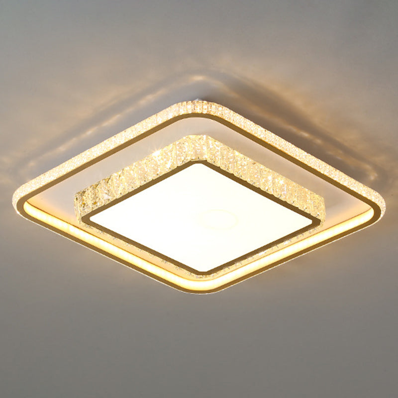 Luci di montaggio a filo geometrico in metallo Modern Stile moderno 2 Luci a sfioramento della lampada