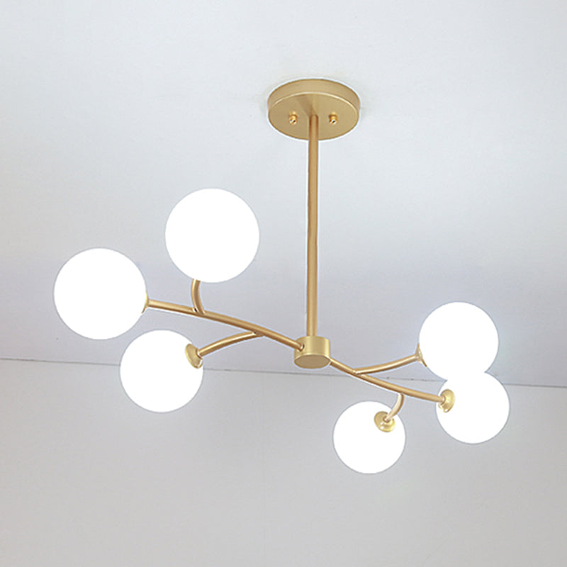 Modern Style Spherical Shape Island Lighting Ideas Glass Island Lighting Fixtures