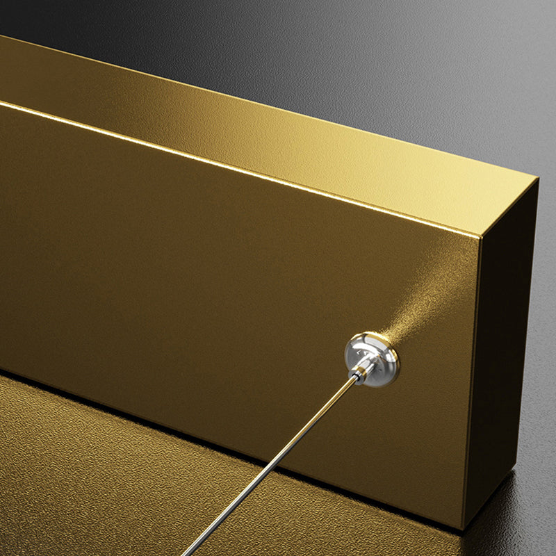 Zeitgenössischer Stil Rechteck Form Island Beleuchtung Ideen Metal Island Anhänger