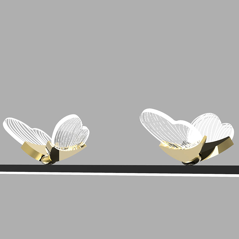 Linear Shape Island Lighting Ideas Contemporary Style Metal Island Pendants