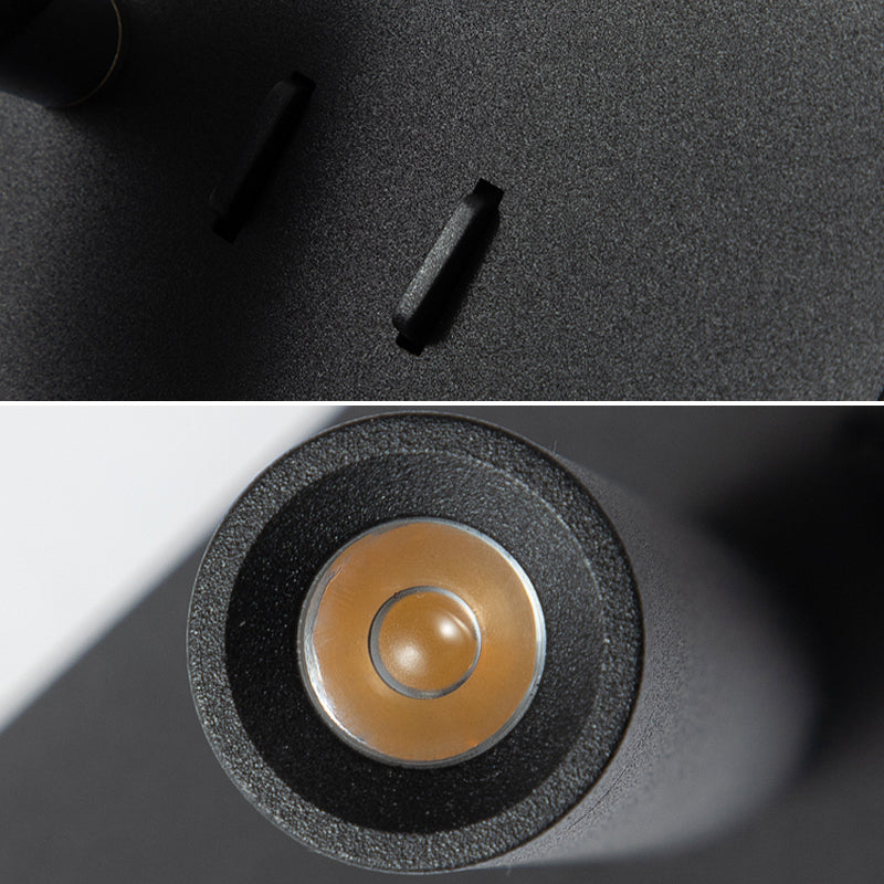 Modern Aluminum Wall Light Rectangle 2 Lights Reading Wall Sconce for Bedroom