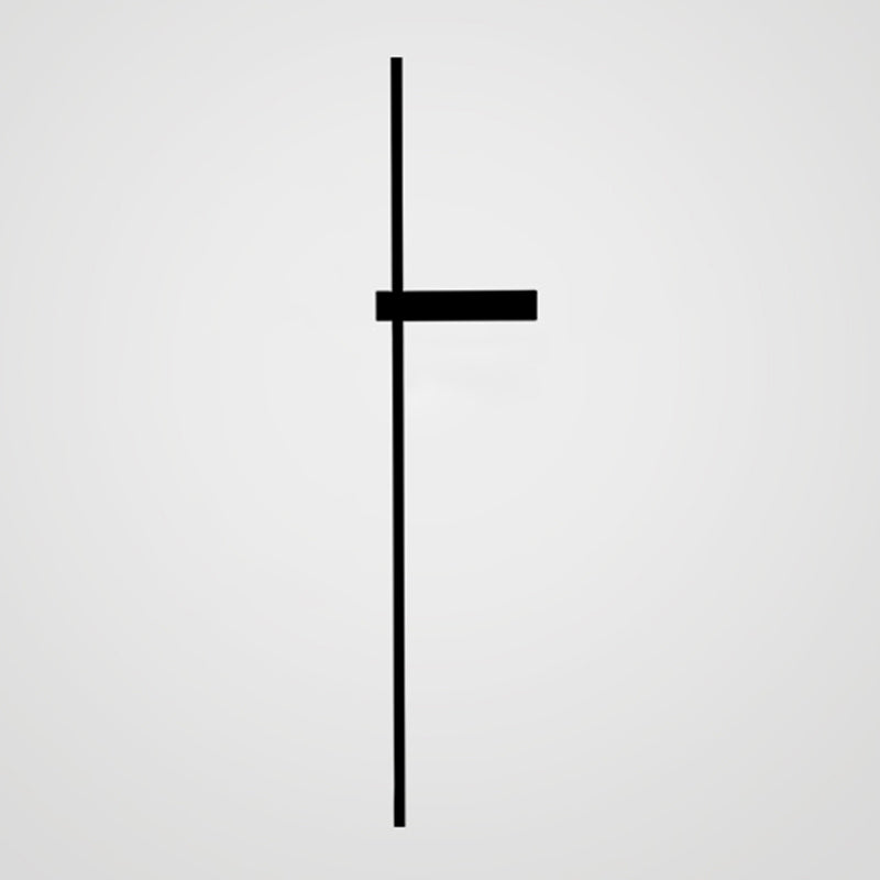 Aluminum Straight Wall Light Nordic Style LED Wall Sconce for Living Room