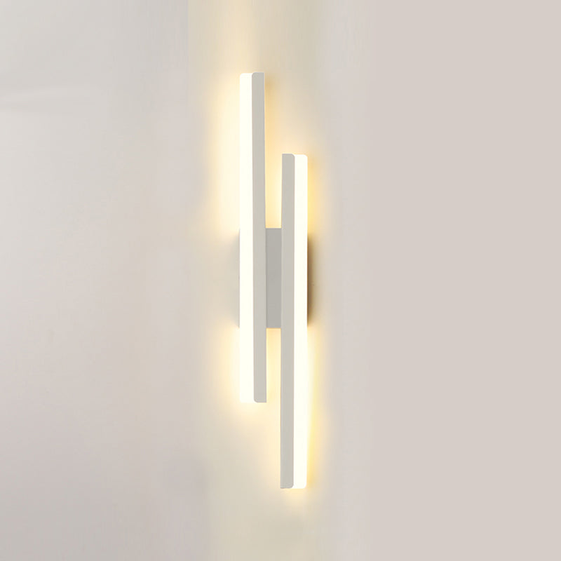 Contemporary Style Metal Wall Light Geometric LED Wall Sconce for Living Room