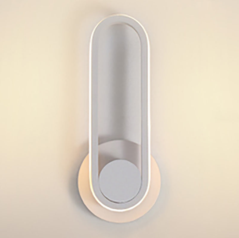 Modern Style Linear Shape Wall Sconce Metal 1 Light Wall Lighting for Beside