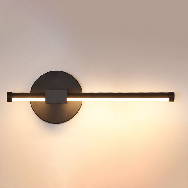 Modern Style Linear Shape Wall Sconce Metal 1 Light Wall Lighting for Beside