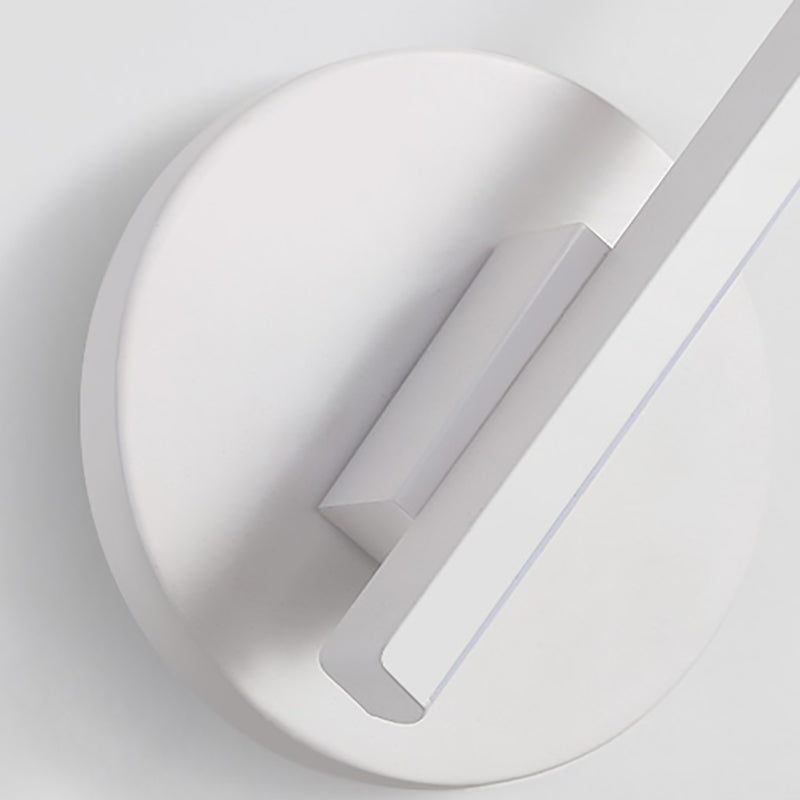 Modern Style Linear Shape Wall Sconce Metal 1 Light Wall Lighting for Beside