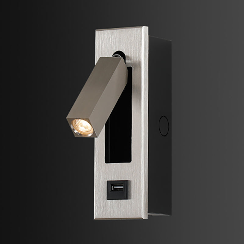 Modern Style Wall Sconce Metal 1 Light Wall Lighting for Bedside