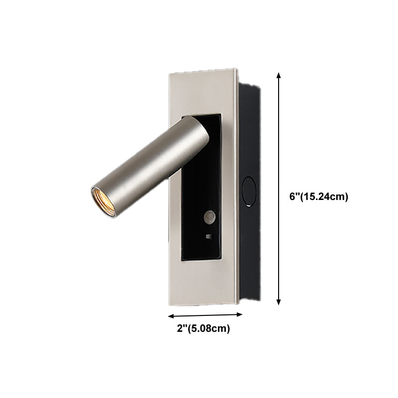 Modern Style Wall Sconce Metal 1 Light Wall Lighting for Bedside