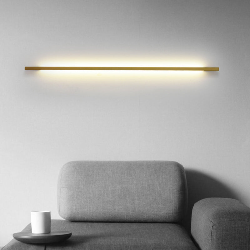 Metall lineare Formwandmontage Beleuchtung moderner Stil 1-Licht-Wandmontageleuchte