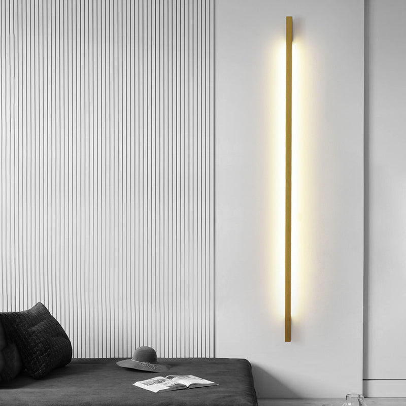 Metall lineare Formwandmontage Beleuchtung moderner Stil 1-Licht-Wandmontageleuchte