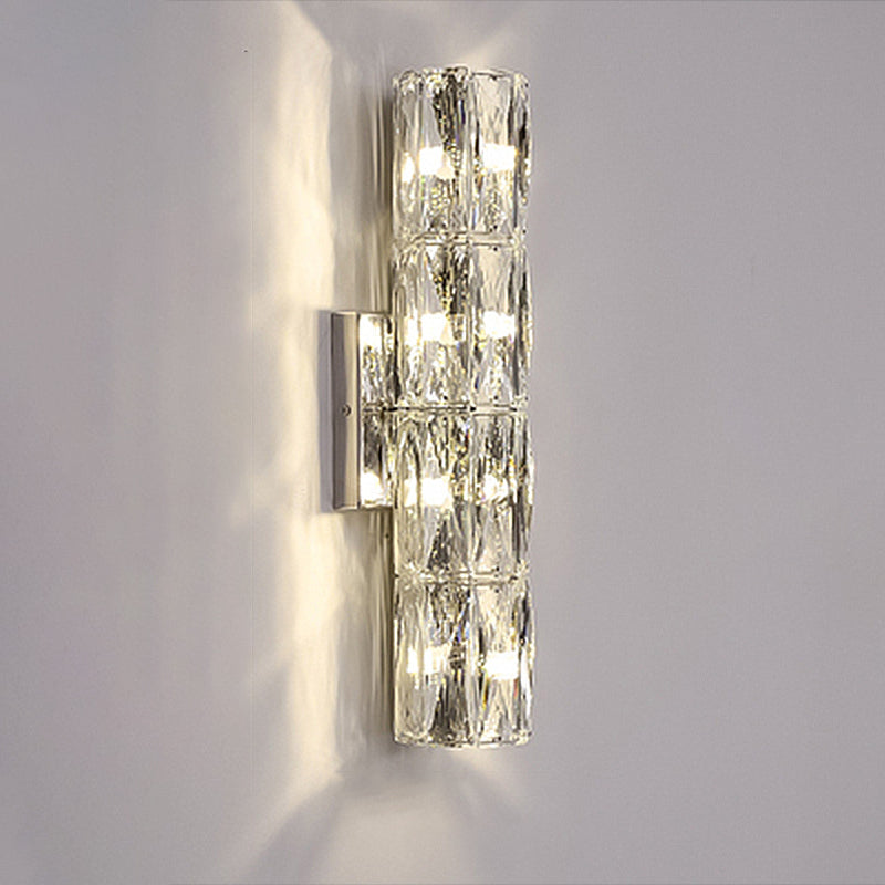 Postmodern Style Wall Light Crystal Wall Sconce Light for Living Room