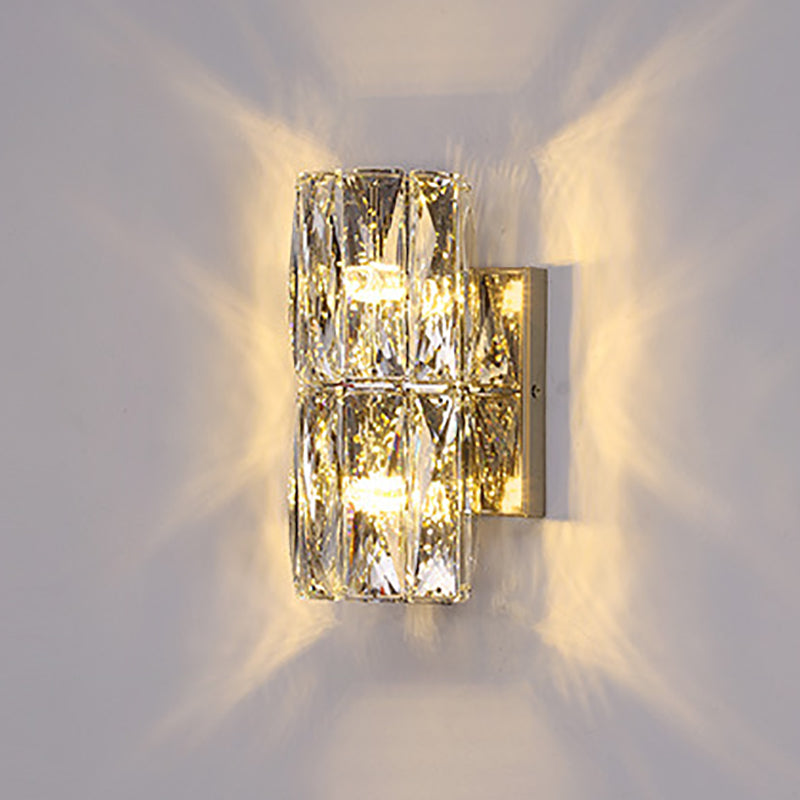 Postmodern Style Wall Light Crystal Wall Sconce Light for Living Room
