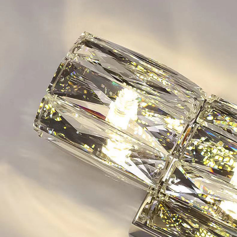 Postmodern Style Wall Light Crystal Wall Sconce Light for Living Room