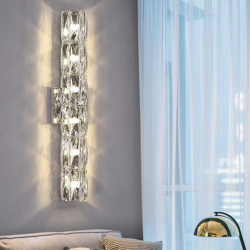 Postmodern Style Wall Light Crystal Wall Sconce Light for Living Room