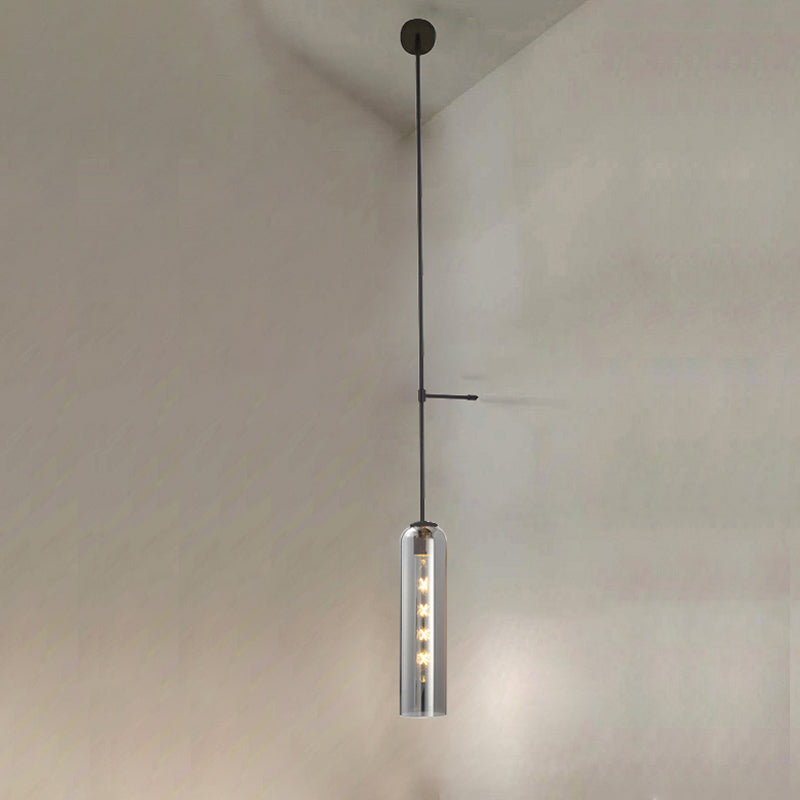 Moderne Wandhalterung Licht 1 Licht Wandleuchte mit Glasschatten für Schlafzimmer