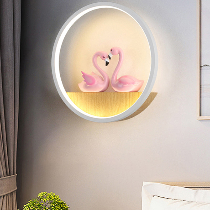 1 Éclairage mural de style cercle léger de style moderne pour le salon