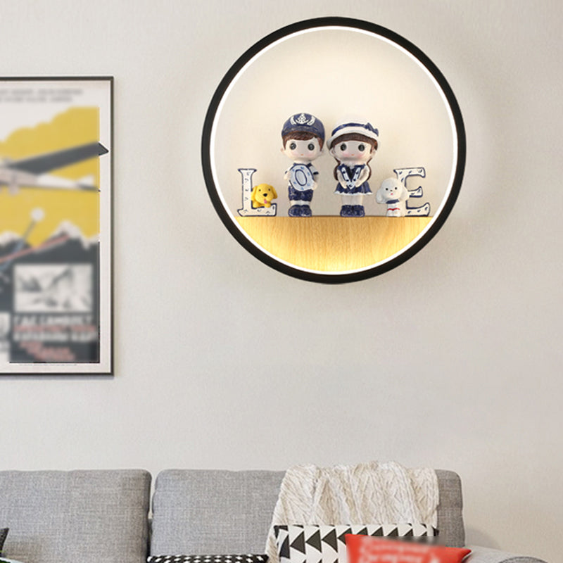 1 illuminazione da parete in metallo in stile moderno in stile moderno per soggiorno per soggiorno