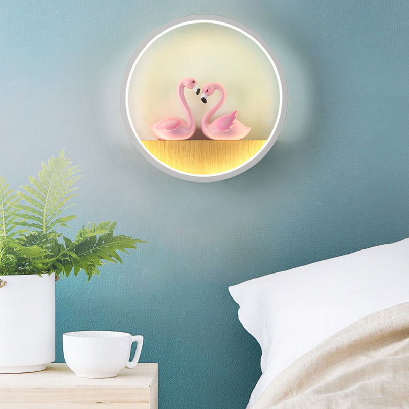 1 Éclairage mural de style cercle léger de style moderne pour le salon