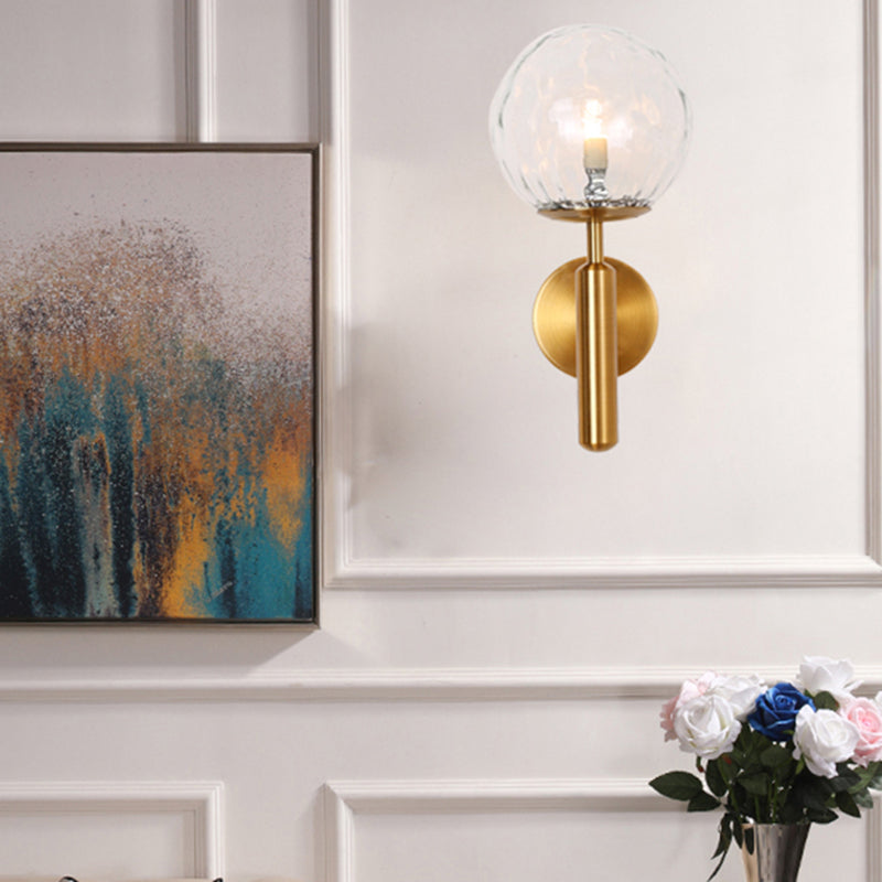 Lumière de boue en verre moderne Lumière Sconte Créative Creative Wall Lightture pour chambre à coucher