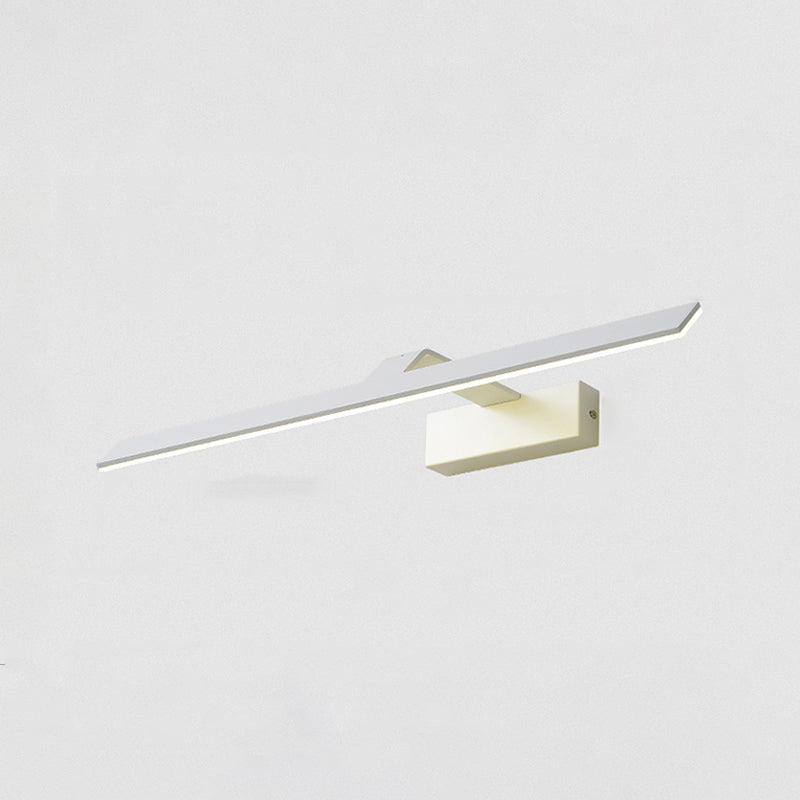 Illuminazione a parete lineare, moderno illuminazione da parete in metallo a LED con ombra acrilica