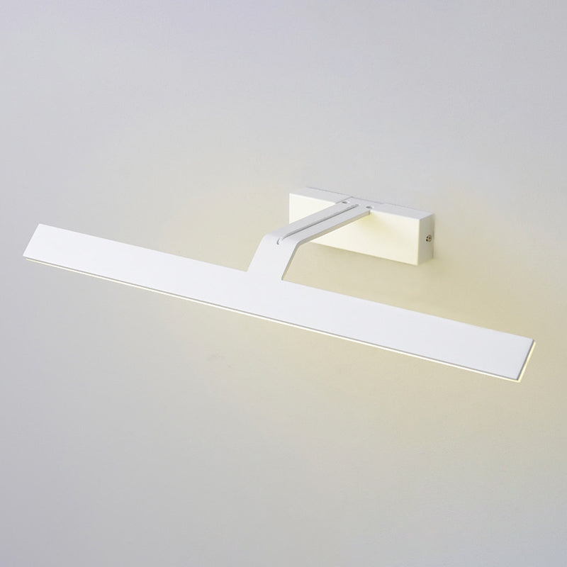 Illuminazione a parete lineare, moderno illuminazione da parete in metallo a LED con ombra acrilica