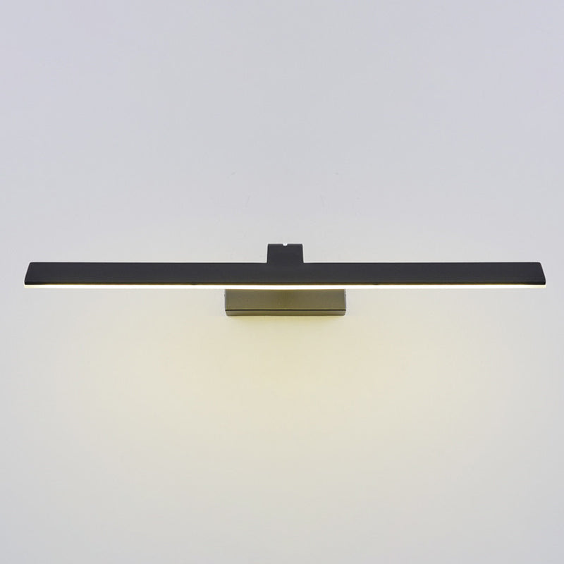 Illuminazione a parete lineare, moderno illuminazione da parete in metallo a LED con ombra acrilica